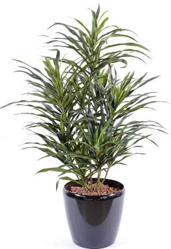 Pot Dracaena anita artificiel avec pot décoratif