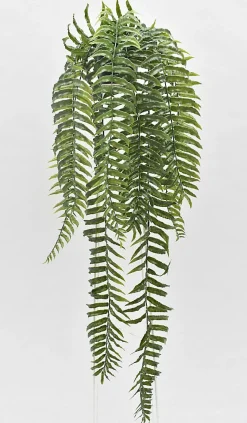 Pot Fougère chute artificielle h.75 cm