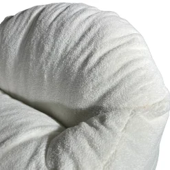 Pouf bouclette BANANAIR 100 cm blanc