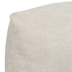 Pouf carré Inaya blanc ivoire l.50 x H. 30 x P.50 cm JBY Creation
