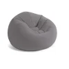 Pouf gonflable Intex texture velours