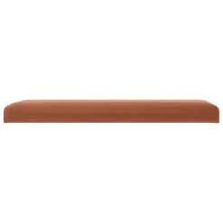 Pouf pliant double Tess 76x38cm ambre - Atmosphera