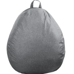 Pouf poire déhoussable BANANAIR 80 x 70 cm gris foncé