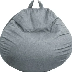 Pouf poire déhoussable BANANAIR 105 x 85 cm gris foncé