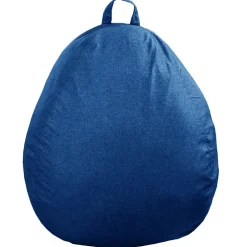 Pouf poire déhoussable BANANAIR 80 x 70 cm bleu