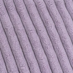 Pouf poire déhoussable velours côtelé BANANAIR 105x85 cm violet parme