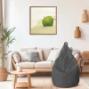 Pouf poire gris ⌀75 x H.120 cm Easy for life