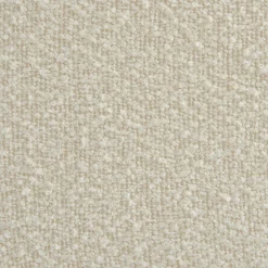 Pouf. repose-pieds pour chauffeuse Sokol bouclette texturée blanc - Sokol