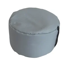 Pouf rond gris ⌀48 x H.27 cm Easy for life