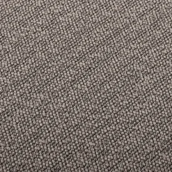 Pouf taupe en tissu avec rangement pour coussins ou plaids