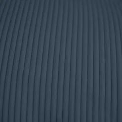 Pouf velours côtelé déhoussable BANANAIR 180 x 140 cm bleu nuit
