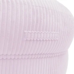 Pouf XXL déhoussable en velours côtelé BANANAIR 110x100 cm rose