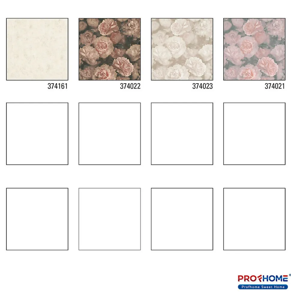 Profhome 374161-GU Papier peint ton-sur ton légèrement texturé brillant 5,33 m2