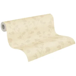 Profhome 387475-GU Papier peint floral légèrement texturé mat 5,33 m2