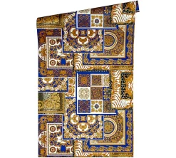 Profhome 370481-GU Papier peint baroque légèrement texturé scintillant 7,035 m2