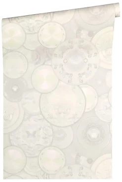 Profhome 349014-GU Papier peint de luxe exclusif légèrement texturé brillant 7,035 m2