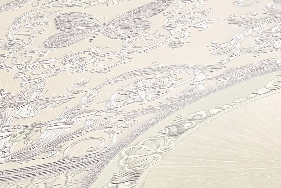 Profhome 349014-GU Papier peint de luxe exclusif légèrement texturé brillant 7,035 m2