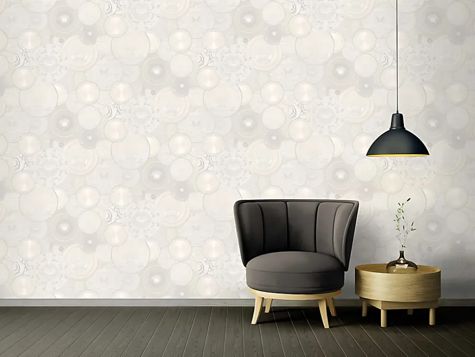 Profhome 349014-GU Papier peint de luxe exclusif légèrement texturé brillant 7,035 m2