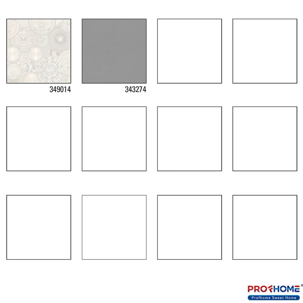 Profhome 349014-GU Papier peint de luxe exclusif légèrement texturé brillant 7,035 m2