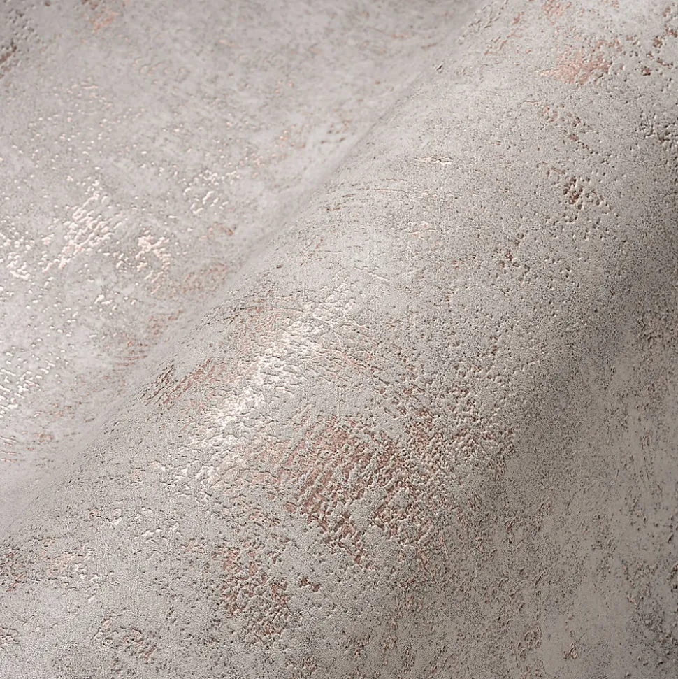 Profhome 388328-GU Papier peint aspect crépi légèrement texturé et des accents métalliques 5,33 m2