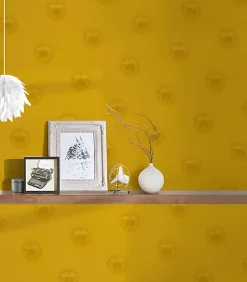 Profhome 348624-GU Papier peint de luxe exclusif légèrement texturé subtilement chatoyant 7,035 m2