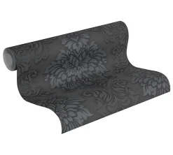 Profhome 368984-GU Papier peint baroque légèrement texturé brillant 5,33 m2