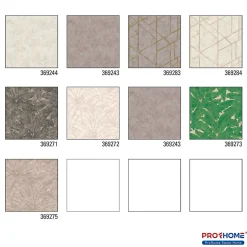 Profhome 369244-GU Papier peint ton-sur ton légèrement texturé mat 5,33 m2