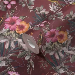 Profhome 381785-GU Papier peint floral lisse mat 5,33 m2