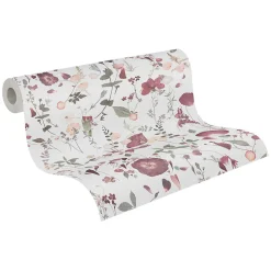 Profhome 397461-GU Papier peint floral légèrement texturé mat 5,33 m2