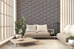 Profhome 378594-GU Papier peint asiatique lisse subtilement chatoyant 5,33 m2