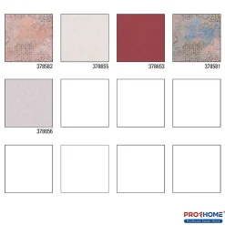 Profhome 378582-GU Papier peint à motifs graphiques légèrement texturé mat 5,33 m2