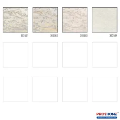 Profhome 383581-GU Papier peint aspect pierre carrelage légèrement texturé satiné 5,33 m2