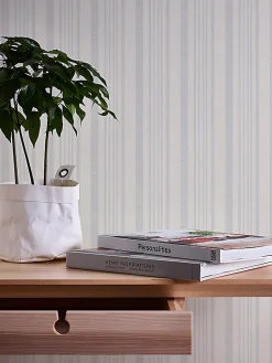 Profhome 571014-GU Papier peint à rayures légèrement texturé mat 5,33 m2