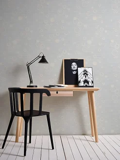 Profhome 949011-GU Papier peint à motifs graphiques texturé mat 26,5 m2