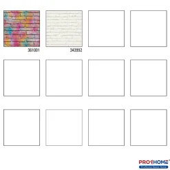 Profhome 361001-GU Papier peint aspect crépi lisse mat 5,33 m2