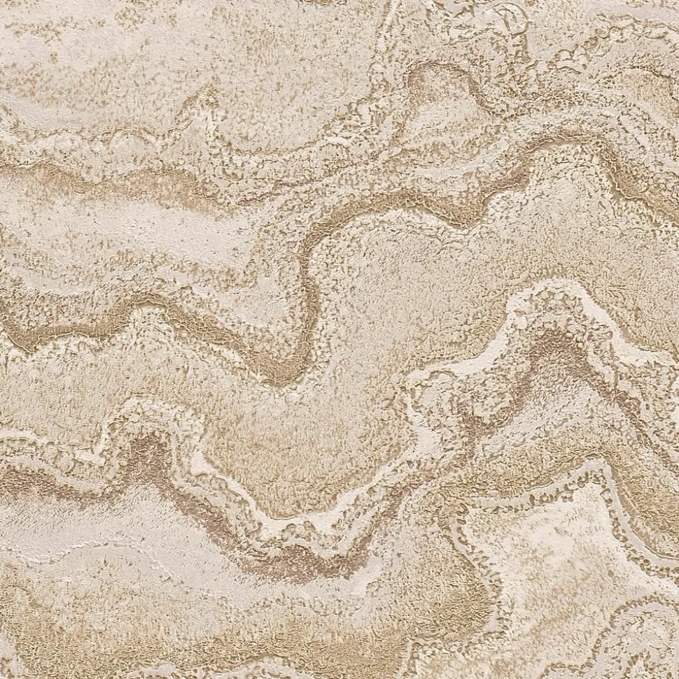 Profhome 396592-GU Papier peint à motifs graphiques texturé et un effet métallique 5,33 m2