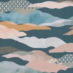 Profhome 396994-GU Papier peint à motifs graphiques légèrement texturé mat 5,33 m2