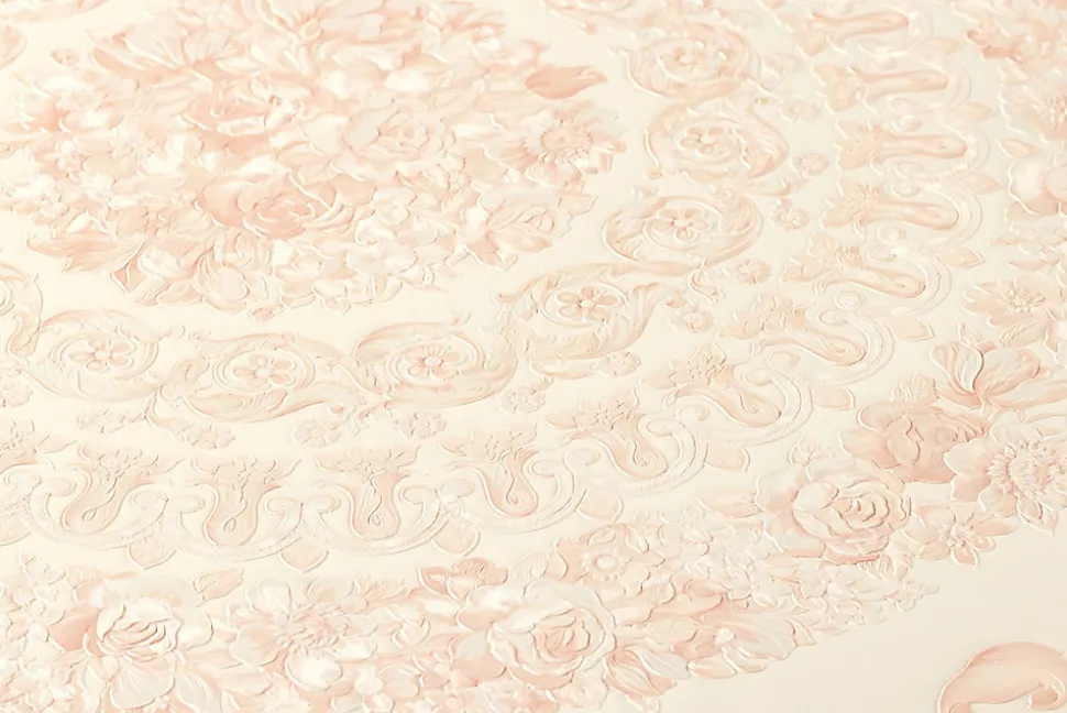Profhome 370556-GU Papier peint baroque légèrement texturé brillant 7,035 m2