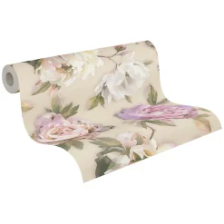 Profhome 396081-GU Papier peint floral légèrement texturé mat 5,33 m2