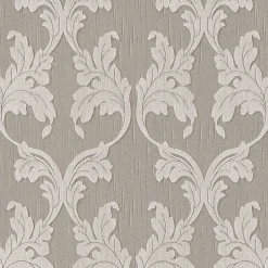 Profhome 956286-GU Papier peint aspect textile texturé mat 5,33 m2