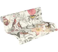 Profhome 372761-GU Papier peint floral lisse mat 5,33 m2