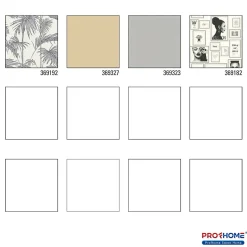 Profhome 369192-GU Papier peint nature légèrement texturé subtilement chatoyant 5,33 m2