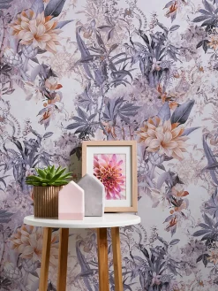 Profhome 381772-GU Papier peint floral lisse mat 5,33 m2