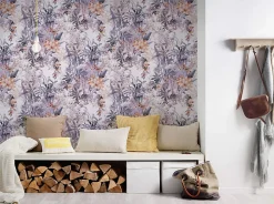 Profhome 381772-GU Papier peint floral lisse mat 5,33 m2