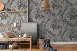 Profhome 378604-GU Papier peint floral légèrement texturé mat 5,33 m2