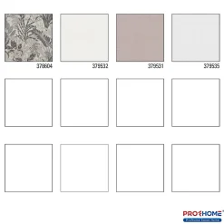 Profhome 378604-GU Papier peint floral légèrement texturé mat 5,33 m2