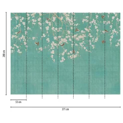 Profhome 399211-GU Papier peint photo lisse mat 3,71 m x 2,8 m