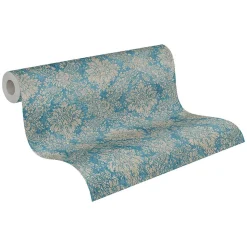 Profhome 336075-GU Papier peint baroque lisse mat 5,33 m2