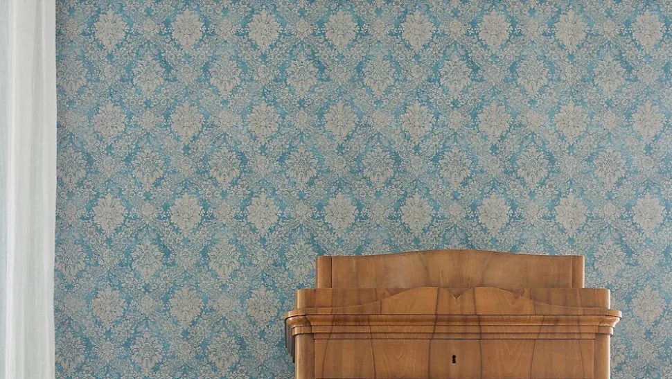 Profhome 336075-GU Papier peint baroque lisse mat 5,33 m2