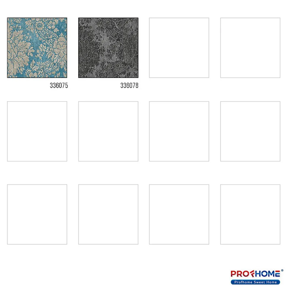 Profhome 336075-GU Papier peint baroque lisse mat 5,33 m2